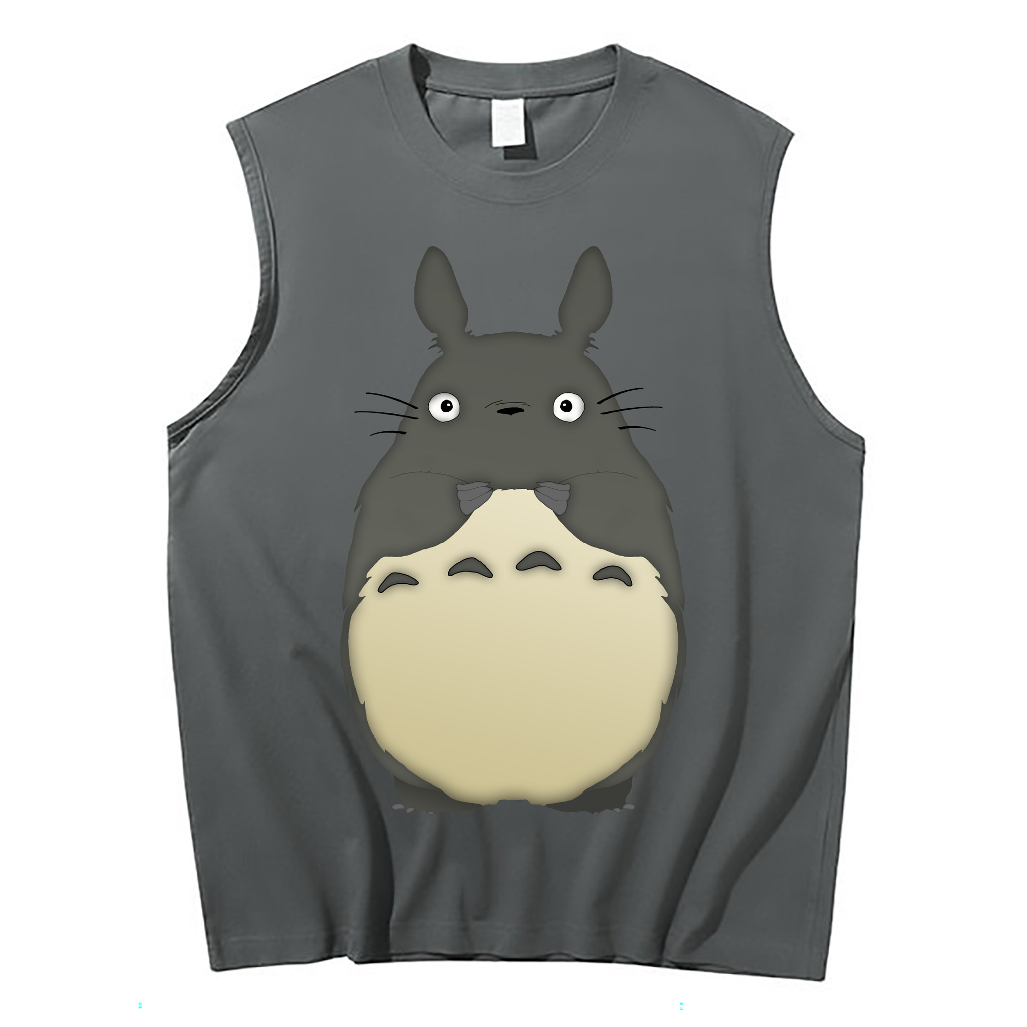 （画像用） となりのトトロ 草壁メイ 草壁サツキ My Neighbor Totoro Satsuki Kusakabe Mei Kusakabe コットン100％タンクトップ（フロントプリント）